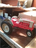 Ford gray and red toy tractor