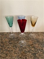 Set of 4 Sherry or Port Stems