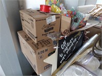 QUANTITY OF PARTY SUPPLIES