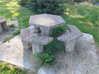 CEMENT PICNIC TABLE