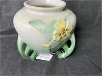 MCM Weller Pottery Panella Tri Footed Vase/Planter