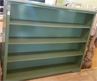 Green Wooden Shelf w/ 3 Shelves