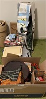 2 boxes of Christmas decorator items and 4.5’