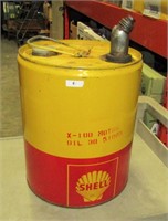 Vintage 5 Gallon Shell Oil Can