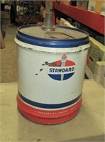 Vintage 5 Gallon Standard Oil Can