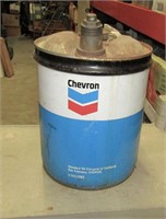 Vintage 5 Gallon Chevron Oil Can