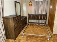 4 PIECE 1970S BEDROOM SET