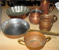 Box of Copper Items