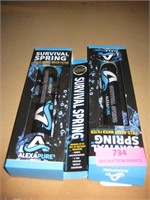 Two  Survival Spring Personal Water Filters