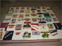 Hand Made Quilt From Blood Donor Advertising 99x99