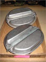 2 Military Issue Mess Kits 1959 & 1966-Case Only