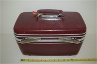 Vintage Samsonite red Hard Shell Vanity Case