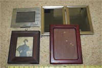 Picture Frame lot w/ Old Photo & Golf Motif