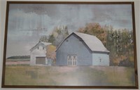 Contempo Framed Barn / Farm Wall Art 24 x 36