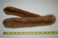 26" Long Mink Fur Collar - Very Good Condition
