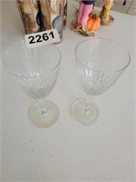(2) SPARKLING WINE GLASSES
