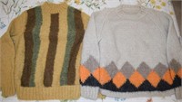 (2) Vtg Handmade Sweaters (Likely Sm)