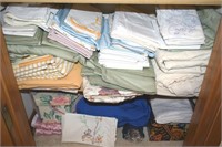 Large lot of Bedroom Linens w/ Embroidery +