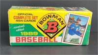 1989 Bowman baseball cards