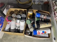 2 BOXES OF SPRAY PAINT