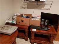 COMPUTER ITEMS, FAX, SCANNER,BOOKS, CABLES