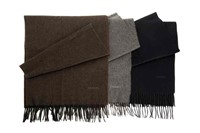 THREE CHANEL CASHMERE SCARVES