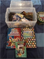 Pokemon cards and books