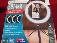 LED Ring Light 10" with Stand