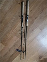 2 Shimano fishing rods 6'6" medium ne