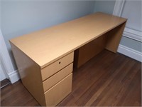 Desk (left side bank of drawers)