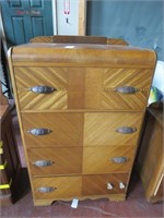 Antique 4 Drawer Chest of Drawers 18x32x52"