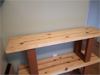 1 Pine Bench (same as one pictured, but different