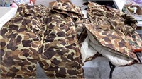 Camo jacket and overalls size XL
