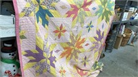 Stitched quilt 86 “ x 86 “