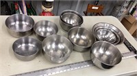 Stainless mixing bowls