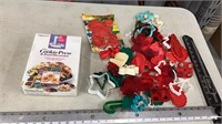 Cookie cutters and cookie press