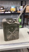 Vintage US Army gas can