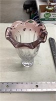 Shannon crystal vase