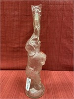 Pattern glass Elephant for decanter  17”