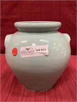 Bybee pottery cookie jar less lid 8”.