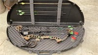 Fred Bear compound bow Buckmaster 4000 with case