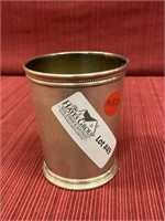 Sterling silver mint julep cup by mark Scearce