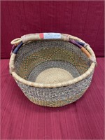 Modern African tribal basket 9”x15”