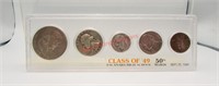 Class of 1949 Coin Set-Some Silver