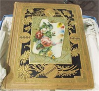 1886 Victorian Scrapbook Album Trade Cards Die Cut