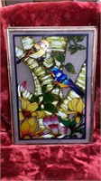 14" Painted glass picture