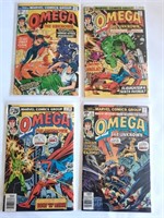 Omega The Unknown #1-4 Marvel comic book