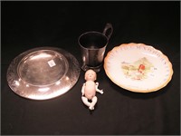 Three vintage children's items including a