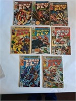 The Human Fly #1, 4-8, 10, 11 Marvel comic book