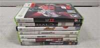 7 Assorted XBOX 360 Games